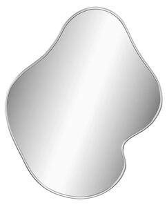 Srebrne eleganckie lustro wiszące 60x50 cm Z0-G30