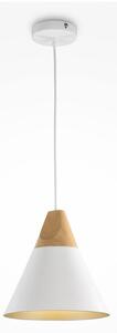 Maytoni Maytoni P359-PL-01-W -Żyrandol na lince BICONES 1xE27/60W/230V śr. 22cm biały/beżowy W4523
