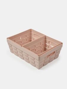 Sinsay - Pudełko do przechowywania 3 pack - różowy