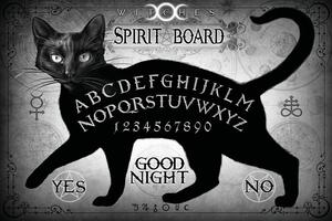 Ilustracja Black Cat Spirit Board, Alchemy