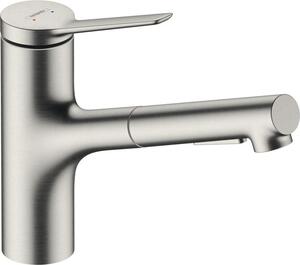 Hansgrohe Zesis M33 jednouchwytowa bateria kuchenna 150, wyciągana wylewka, 2 rodzaje strumienia, 74820800