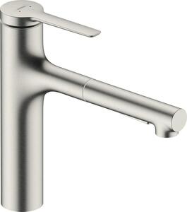 Hansgrohe Zesis M33 jednouchwytowa bateria kuchenna 160, wyciągana wylewka, 2 rodzaje strumienia, 74822800