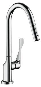 Hansgrohe Axor Citterio chrom Eco bateria zlewozmywakowa z wyciąganą wylewką, 39832000