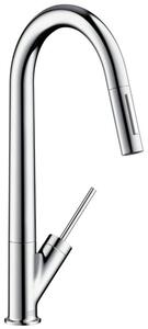 Hansgrohe AXOR Starck jednouchwytowa bateria kuchenna 270 z wyciąganą wylewką, 10821250