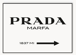 Oprawiony druk cyfrowy Prada