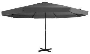 Okrągły parasol ogrodowy z aluminiową ramą antracyt - Glider