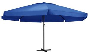 Lazurowy parasol ogrodowy z podstawą - Glider