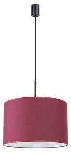 Elegancka burgundowa lampa wisząca z abażurem L4-D79