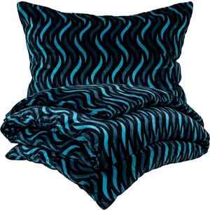 4Home Pościel Wave mikroflanela, 160 x 200 cm, 70 x 80 cm