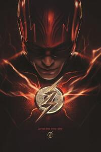 Plakat, Obraz Tha Flash - Logo, (61 x 91.5 cm)