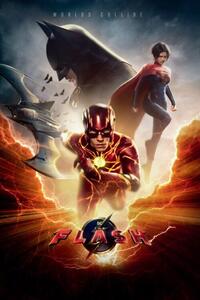 Plakat, Obraz The Flash - Worlds Colllide, (61 x 91.5 cm)