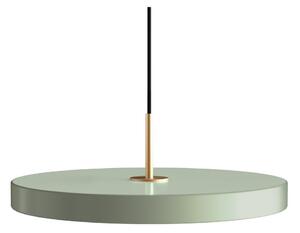 Jasnozielona lampa wisząca LED z metalowym kloszem ø 43 cm Asteria – UMAGE