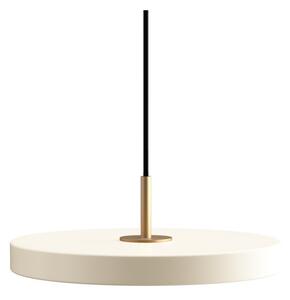 Kremowa lampa wisząca LED ze ściemniaczem i metalowym kloszem ø 31 cm Asteria Plus Mini – UMAGE