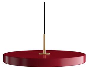 Czerwona lampa wisząca LED z metalowym kloszem ø 43 cm Asteria Medium – UMAGE