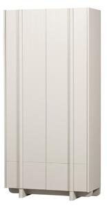 Kremowa szafka modułowa z litego drewna sosnowego 101x210 cm Basu – WOOOD