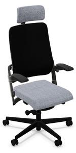 Fotel ergonomiczny Xilium mesh black ER-ST