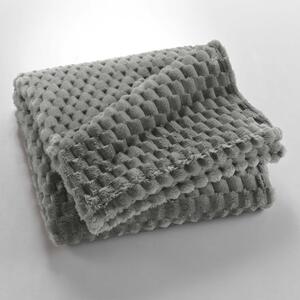 Szary koc z mikfroflaneli 125x150 cm Mini Frosty – douceur d'intérieur