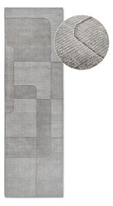 Szary wełniany chodnik tkany ręcznie 80x250 cm Charlotte – Villeroy&Boch