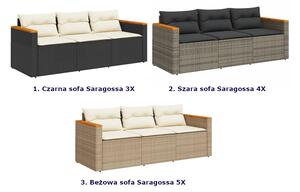 Trzyosobowa sofa ogrodowa - Saragossa 3X