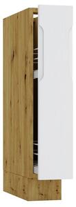 Szafka cargo 15 cm dąb artisan + szary A7-F21