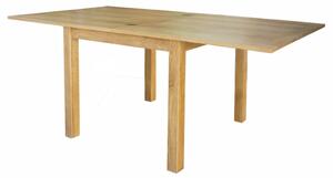 Rozkładany stół z drewna dębowego, 170x85x75 cm