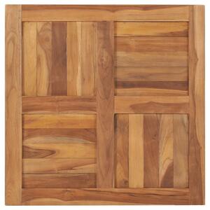 Blat stołu, lite drewno tekowe, 70x70x2,5 cm
