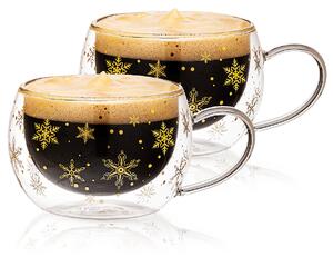 Szklanka termiczna na cappuccino Snow Hot&Cool 270 ml, 2 szt