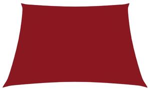 Kwadratowy żagiel ogrodowy, tkanina Oxford, 4,5x4,5m, czerwony
