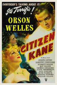 Ilustracja Citizen Kane Orson Welles