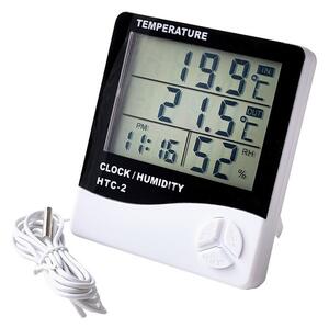 Termometr zewnętrzny z wilgotnościomierzem higrostat pokojowy LCD