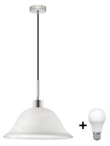 Eglo LED Żyrandol na lince 1xE27/60W/230V biały EG32517S