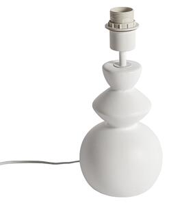 Designerska lampa stołowa biała ceramiczna 15 cm bez klosza - Alisia Oswietlenie wewnetrzne