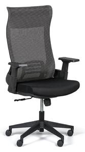 Krzesło biurowe HARPER, brązowe