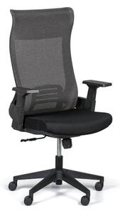Krzesło biurowe HARPER, szare