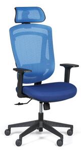 Krzesło biurowe DORLEY, niebieska