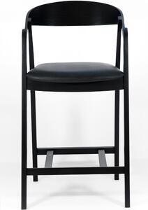 Krzesło dębowe barowe tapicerowane NK-49mc
