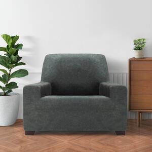 Pokrowiec elastyczny na fotel ESTIVELLA ciemnoszary, 70-110 cm, 70 - 110 cm