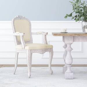 Krzesło stołowe, 62x59,5x100,5 cm, obite lnem