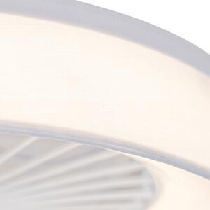 Wentylator sufitowy biały z diodą LED z pilotem - Emily Oswietlenie wewnetrzne