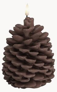 Ręcznie wykonana świeca LED z efektem prawdziwego płomienia Pine Cone, W 13 cm