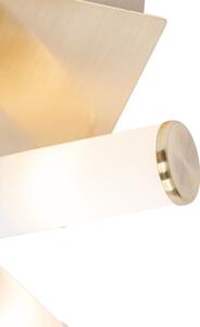 Zewnetrzna Nowoczesna łazienkowa lampa sufitowa mosiężna 4-punktowa IP44 - Wanna Oswietlenie zewnetrzne