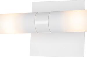 Nowoczesna Kinkiet / Lampa scienna łazienkowy biały IP44 2 punkty świetlne - Wanna Oswietlenie wewnetrzne