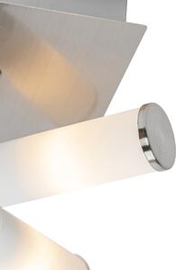 Zewnetrzna Nowoczesna łazienkowa lampa sufitowa stalowa 4-punktowa IP44 - wanna Oswietlenie zewnetrzne