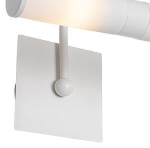 Klasyczny Kinkiet / Lampa scienna łazienkowy biały IP44 2-punktowy - Bath Arc Oswietlenie wewnetrzne