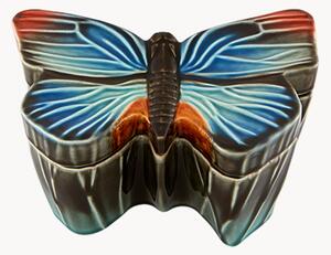 Pojemnik dekoracyjny do przechowywania z kamionki Cloudy Butterflies