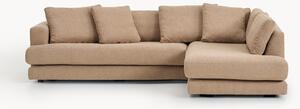 Sofa narożna Bouclé Tribeca (3-osobowa)