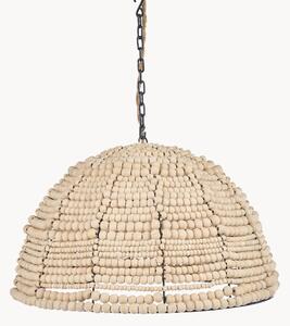 Lampa wisząca z drewna suar Dome
