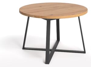 Loftowy stół okrągły Axis Jesion 100 cm