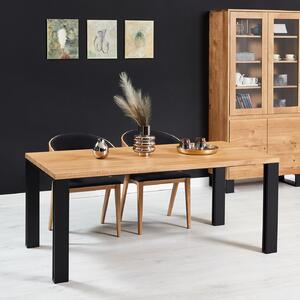 Stół Fold z litego drewna Buk 140x80 cm
