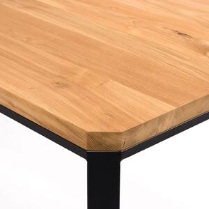 Stół z drewna Mart Jesion 120x80 cm